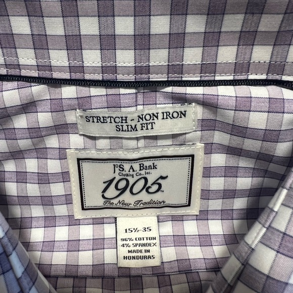 TWO Jos. A. Bank men’s button down NEW 15 1/2 - 35 - Picture 7 of 7